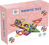 MaxxyTiles 60 Stuks- Magnetisch Speelgoed- Magnetische Bouwstenen- Montessori Speelgoed- Peuter Speelgoed- Speelgoed 3 jaar- Montessori Speelgoed- Constructie Speelgoed- Magnetic Tiles