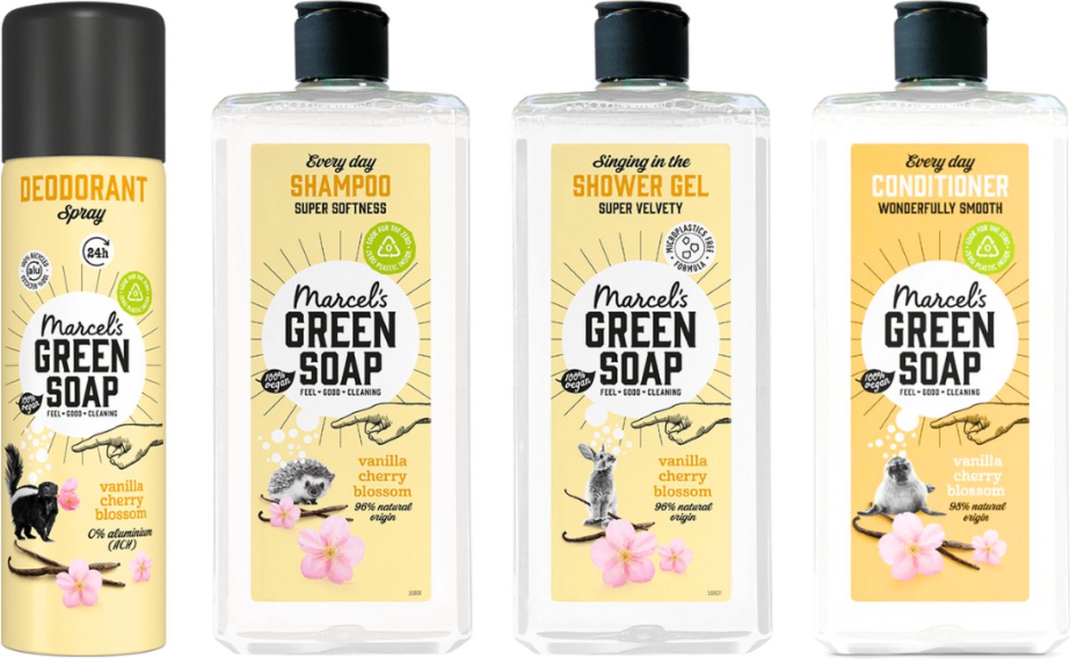 Goedkoopste Marcel's Green Soap Cadeauset Kersenbloesem & Vanilla Compleet