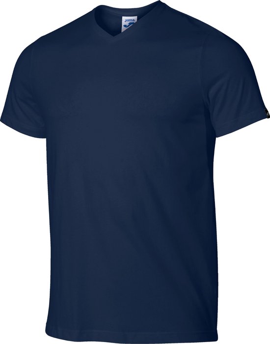 Joma Versalles Short Sleeve Tee 101740-331, Mannen, Marineblauw, T-shirt, maat: