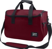 CabinFly Bagage à main Economy 40x20x25cm Ryanair, WizzAir, 20L, Rouge