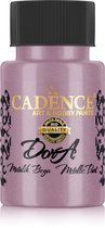 Cadence Dora Acrylverf Metallic 50 ml Dried Rose