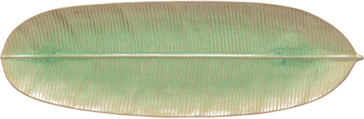 Costa Nova & Casafina - Bananenblad schaal 'Marrakesh' (Eucalyptus, 53cm)