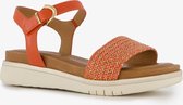 Tamaris dames sandalen oranje goud - Maat 39
