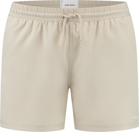 Pure Path Broek Swimshorts With Cords And Print 24010514 46 Sand Mannen Maat - M
