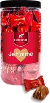 Côte d'Or Mini Bouchée "je t'aime" - Cadeau Saint Valentin - chocolat au lait praliné - 500g
