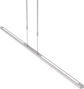 Hanglamp Bande | 3 lichts | staal | acryl / metaal | met led en dimmer | Lichtkleur verstelbaar | 150 cm | eetkamer / eettafel lamp | modern / strak design