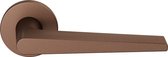 Deurkruk op rozet - Brons Kleur - RVS - GPF bouwbeslag - GPF2060.A2.00 Piko Deurklink op ronde Bronze blend, 50x8mm