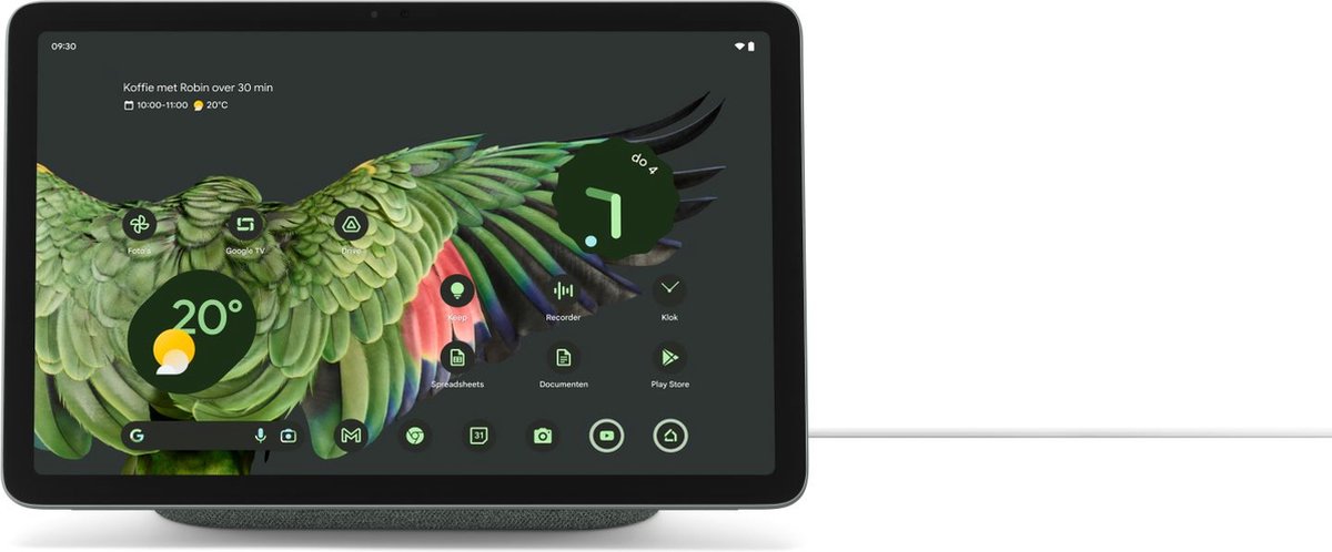Google Pixel Tablet 128GB Wifi Grijs en Oplaaddock met Speaker
