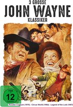 John Wayne klassiekers - Rooster Cogburn (1975) - Circus World (1964) - Legend of the Lost (1957) [3 DVD's] Engels gesproken, geen NL ondertiteling !