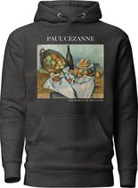 Paul Cézanne 'De Mand met Appels' ("The Basket of Apples") Beroemd Schilderij Hoodie | Unisex Premium Kunst Hoodie | Charcoal Heather | L