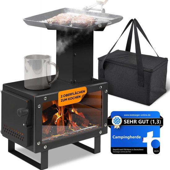 Rocket Stove - Camping Stove - Camping Cooker - Cuisinières de camping - Camping Cooking Set - Cuisine extérieure