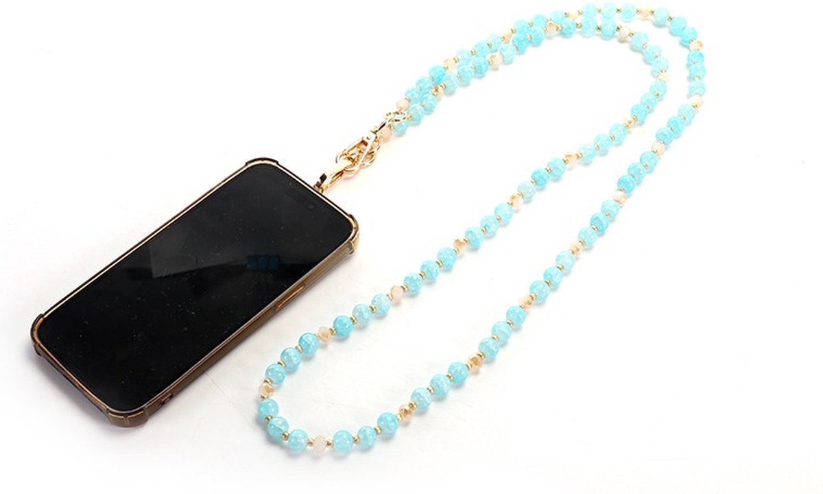 I'm Dutch - Telefoonketting - Francis - Blauw - Kralen