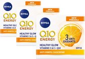 Crème de jour NIVEA Q10 Energy - Pack économique 3 x 50 ml