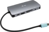 i-tec USB-C Travel Nano Dock HDMI+ VGA + Ethernet + USB-A + Audio/Mic + USB-C oplaadpoort