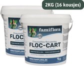 Chaussettes floculantes Famiflora Floc-Cart 2KG - 16 chaussettes (2 seaux de 1KG) - Convient pour piscine et spa
