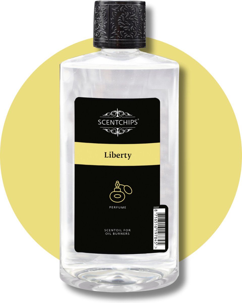 Goedkoopste Scentchips® Liberty - Geurolie Voor Oliebrander - Parfum Olie - Geurolie Voor Lampenolie - Geurlamp Olie - 475ml
