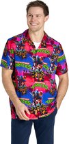 Chemise OppoSuits - Mec TMNT™ ! - Chemise Homme - Manches Courtes - Multicolore