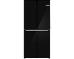 Bosch KMC85LBEA Serie 4 - Amerikaanse koelkast - Vrijstaand - 547 l - E label - Zwart - 38 dB - No Frost