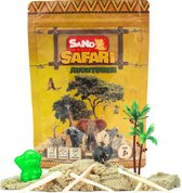 Sand mania - Kinetisch zand - Safari thema - 500 gram- Bruin kinetisch zand - Magic sand - Magisch zand - Speelzand - Sensorisch speelgoed – Montessori