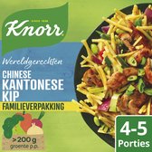 Knorr Wereldgerechten Maaltijdpakket - Chinese Kantonese Kip XXL - snel, makkelijk en met lekker veel groente - 5 x 247 g