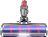 Zuigmond met LED Verlichting geschikt voor Dyson V15 / V11 / V10 / V8 / V7 / V6 - Mondstuk Parketborstel Accessoires en Onderdelen voor Steelstofzuiger - Opzetstuk Borstel - Wasbaar