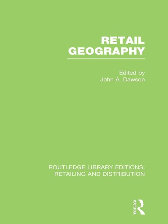 Retail Geography (Rle Retailing and Distribution) - cover