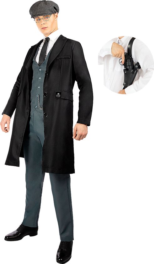 FUNIDELIA Tommy Shelby met wapen - Peaky Blinders kostuum voor mannen - Maat: M