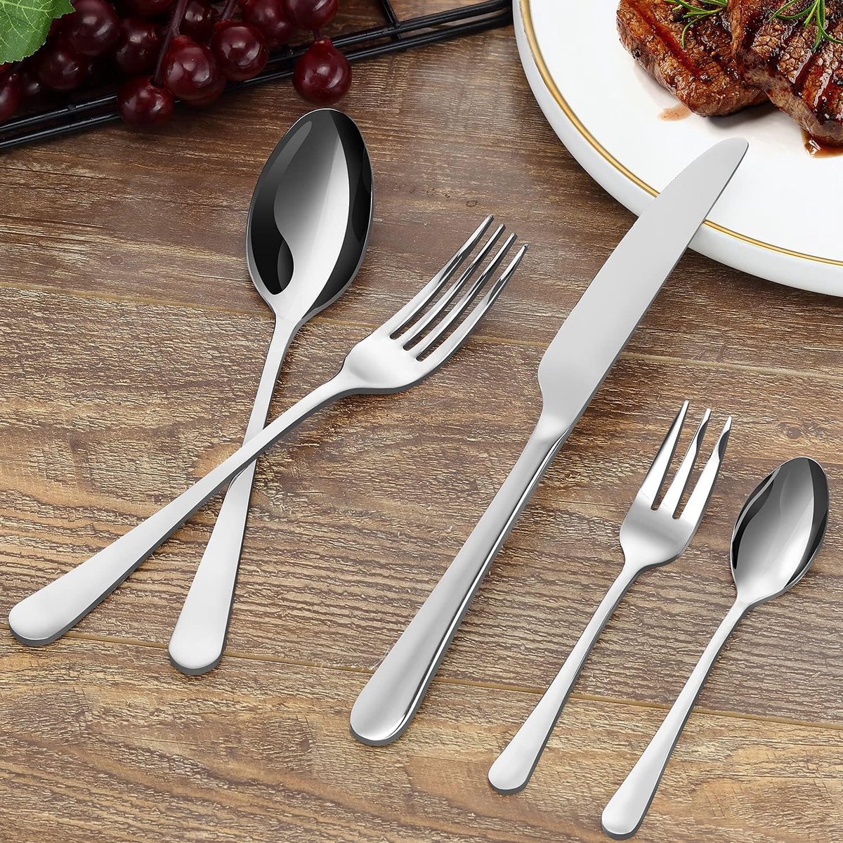stabiele roestvrijstalen bestekset, cutlery set-30 Stück