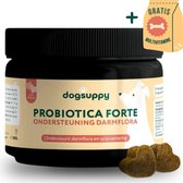 Probiotica Forte snoepjes (MET KIP) | Ondersteunt Darmflora & Spijsvertering | Probiotica Hond | 100% Natuurlijk | Hondensupplementen | Hondensnacks | Geschenk bij elke bestelling | 60 hondenkoekjes