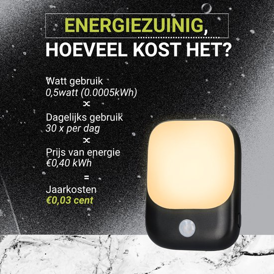 HAL 3000 Serie - Nachtlampje met Bewegingssensor - Nachtlampje Stopcontact Volwassenen en Kinderen - Zwart van Luxari — afbeelding 2