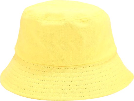 Bucket Hat - Geel | 55-57 cm - One Size | Katoen | Fashion Favorite