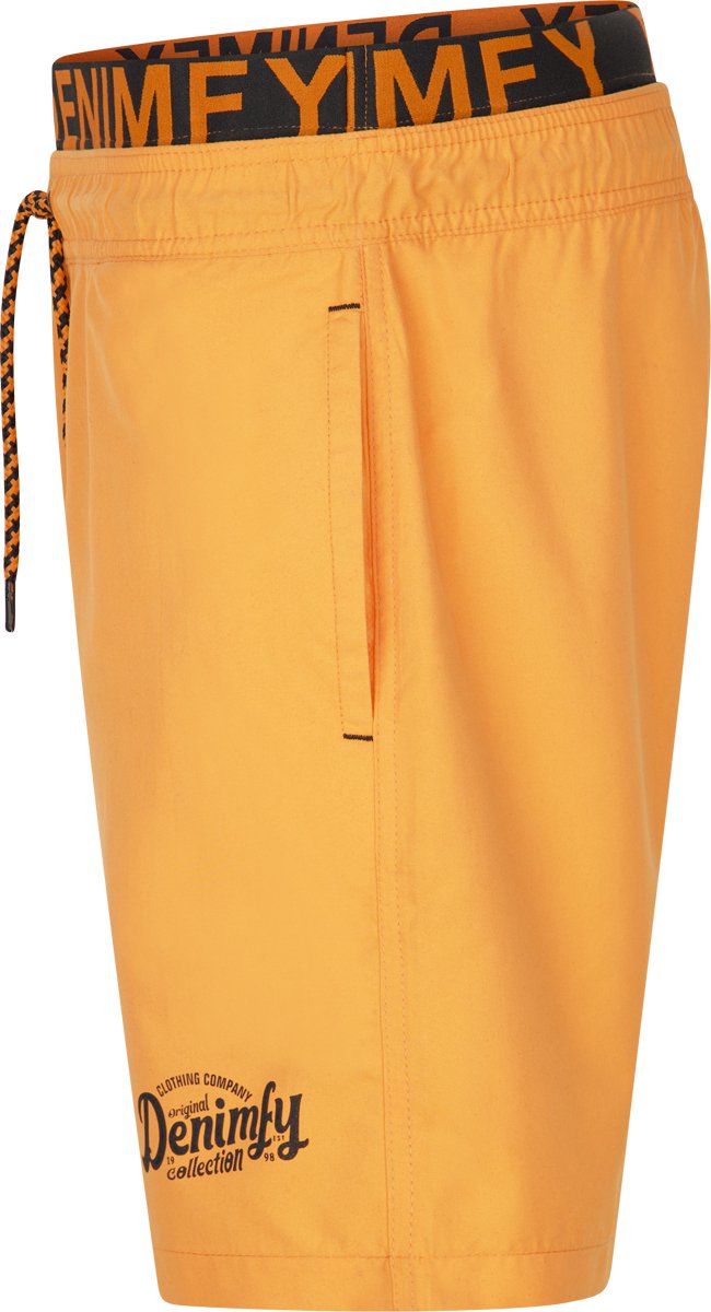 DENIMFY Heren Short DFNeo bequem Oranje 4XL Volwassenen Zwembroek Zwemshort — afbeelding 9