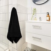 Badhanddoekenset, 4-pack - Premium 100% Ring Spun Cotton - Snel droog, zeer absorberend, zacht aanvoelende handdoeken, perfect voor dagelijks gebruik, 69 x 137 cm (Zwart)