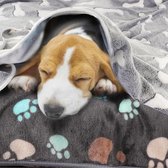 huisdierdeken voor hond of kat, zachte afwerking, zware winterdeken, fleece deken gezellig kattenbed, set of 3,L(104x76cm)