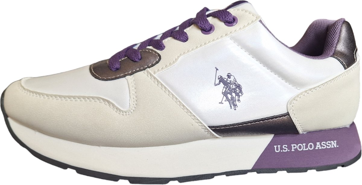 Polyester Vetersneakers Met Print En Printdetails