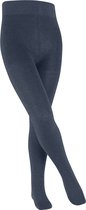 FALKE Family dun eenkleurig katoen panty kinderen blauw - maat 80-92