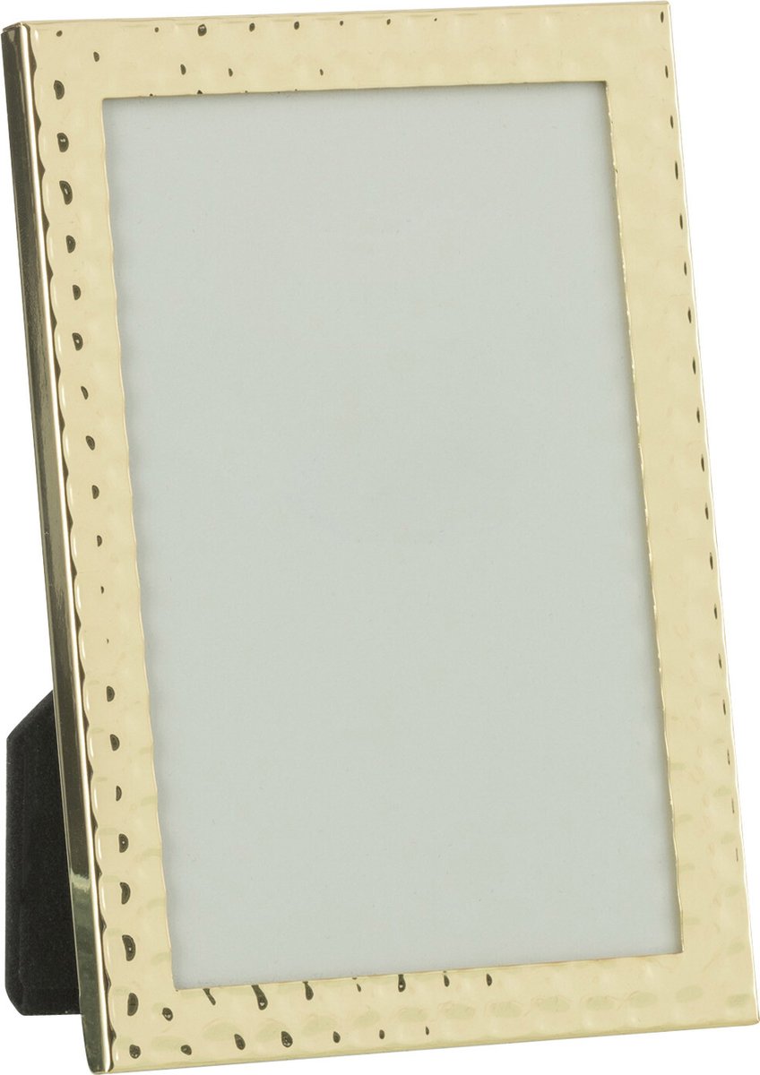 J-Line fotolijst Gehamered Boord - metaal - goud - medium - 2 stuks