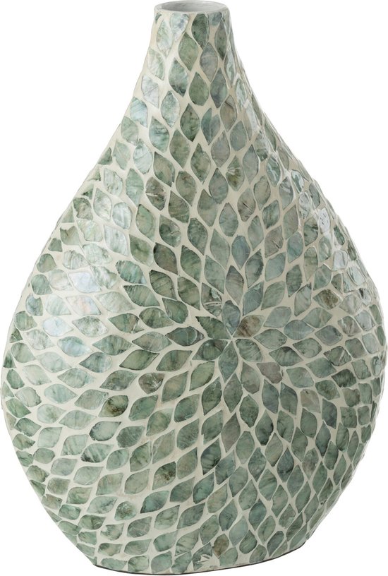 J-Line Vase Alpha Perle Bleu Clair