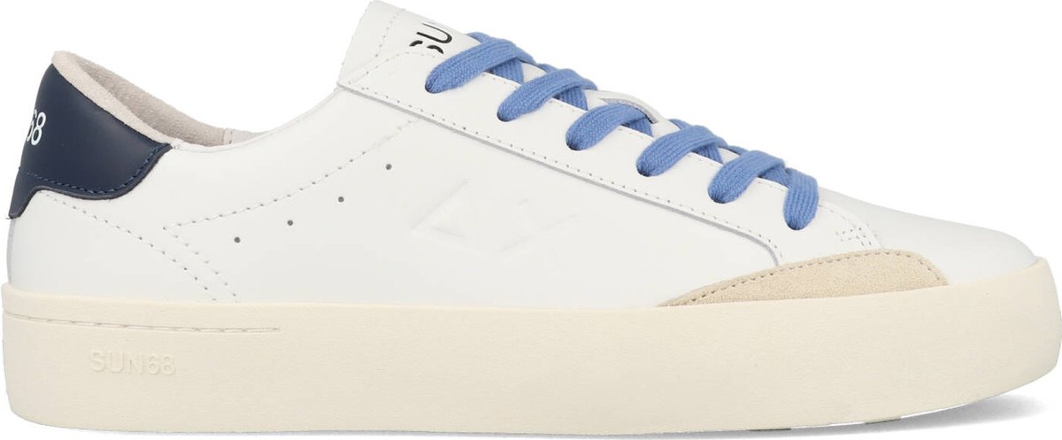 SUN68 Street Leather Z34140_0107 Wit / Blauw-40