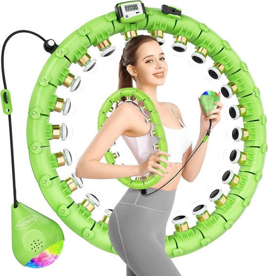 Hoelahoep Fitness Nuvance - Verstelbare Fitness Hoelahoep Met Gewicht Review - Hoelahoeps - MAG.MA Beginners Hoelahoep