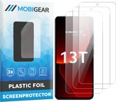 Mobigear Screenprotector geschikt voor Xiaomi 13T Pro | Mobigear Screenprotector Folie - Case Friendly (3-Pack)