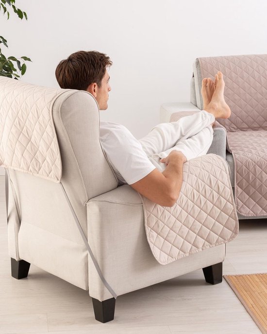 Belmarti® Bankbeschermer Duo 110cm Breed – Zwart – Dubbelzijdig, beschermt tegen vlekken, haren en krassen – ideaal voor gezinnen met kinderen en huisdieren, machinewasbaar