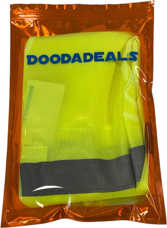 Doodadeals® - 2x Gilet de sécurité pour Adultes - Gilet de sécurité - Voiture - Gilets jaunes