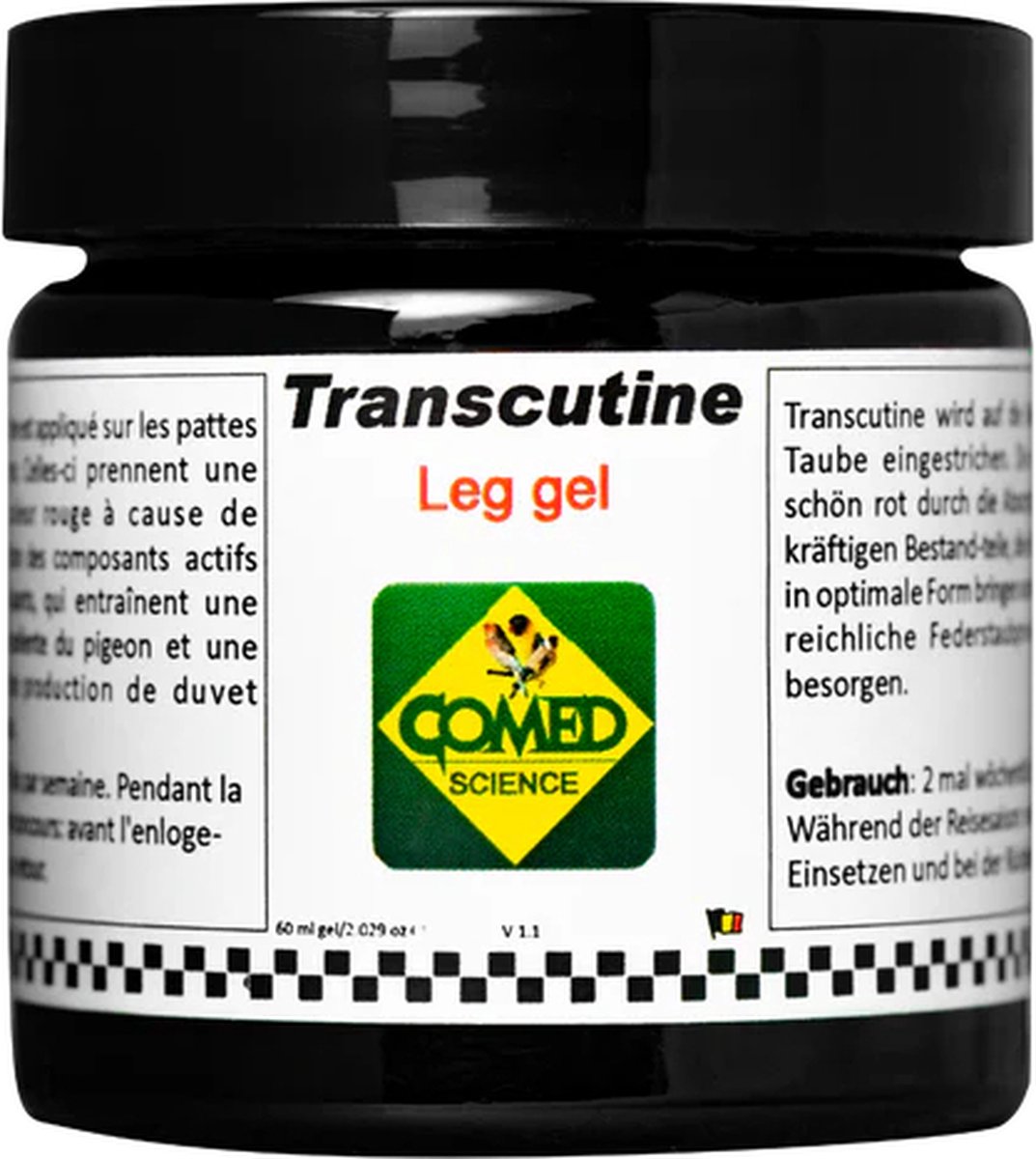 Comed Transcutine 60 gram Leg Gel