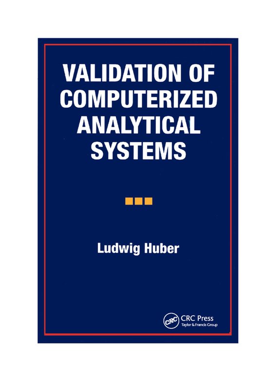 Validation of Computerized Analytical Systems - cover