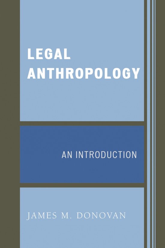 Legal Anthropology - cover