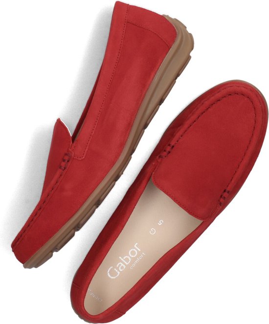 Gabor 440 Mocassins - Instappers - Dames - Rood - Maat 44