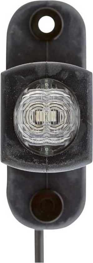 LED Markeringslicht - Dark Look Wit - Voorlicht - Strip - 50cm kabel - 12/24v - Zonder reflector LED Markeringslicht - Dark Look Wit - Voorlicht - Strip - 50cm kabel - 12/24v - Zonder reflector