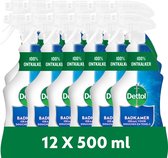 Dettol - 12 Allesreiniger Sprays - Antibacterieel - 12x Badkamer - 12x500 ml - Voordeelverpakking