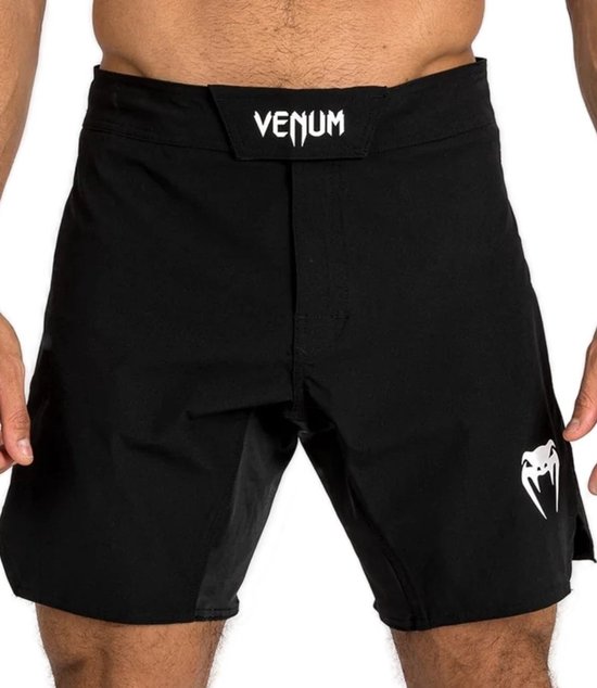 Venum Contender Fightshorts Vechtsportbroek Zwart Wit XL - Jeansmaat 36